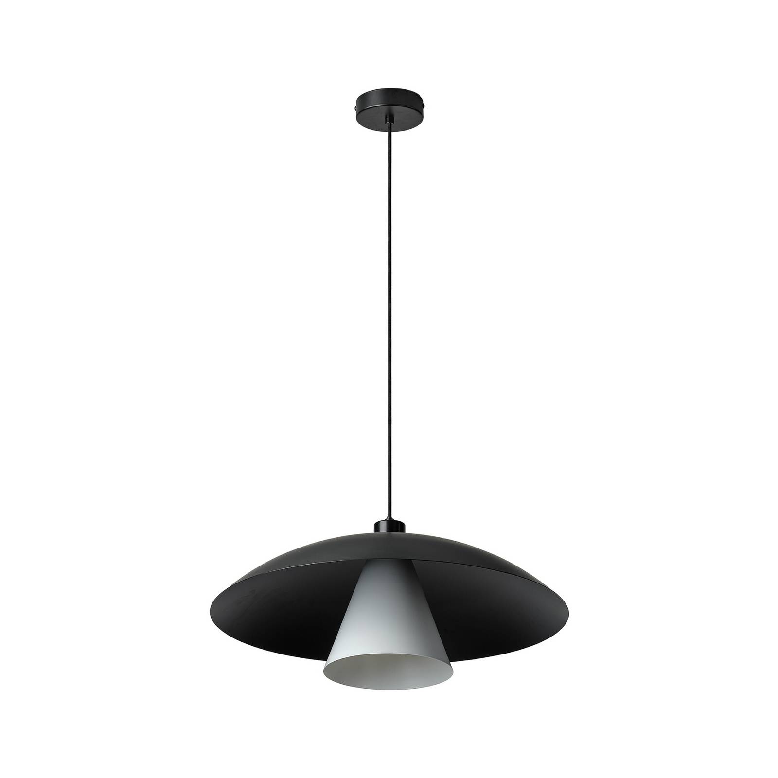 OSRAM Hängelampe Decor Flying Mushroom schwarz/weiß, Stahl