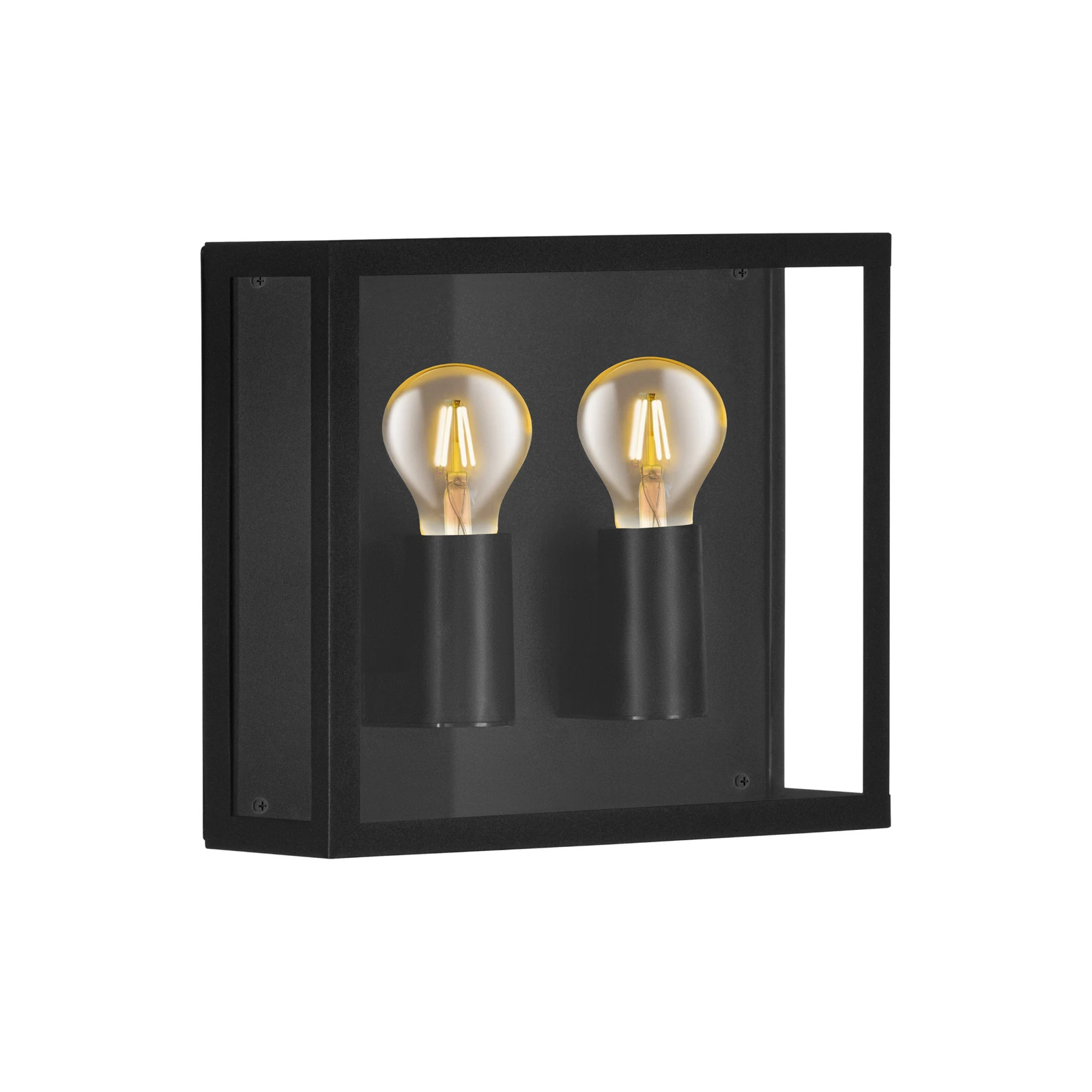 Außenwandlampe Alamonte 1, 2fl. up/up Quadrat
