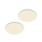 Philips LED-Deckenlampe SuperSlim 2er-Set IP44 Ø 25cm 4.000K