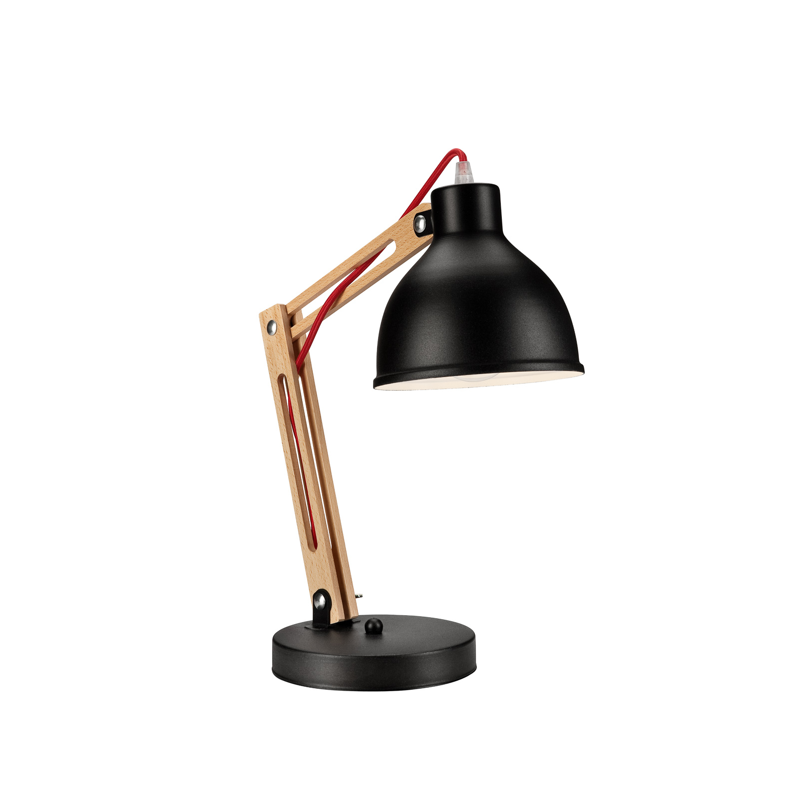 Skansen table lamp, adjustable, black