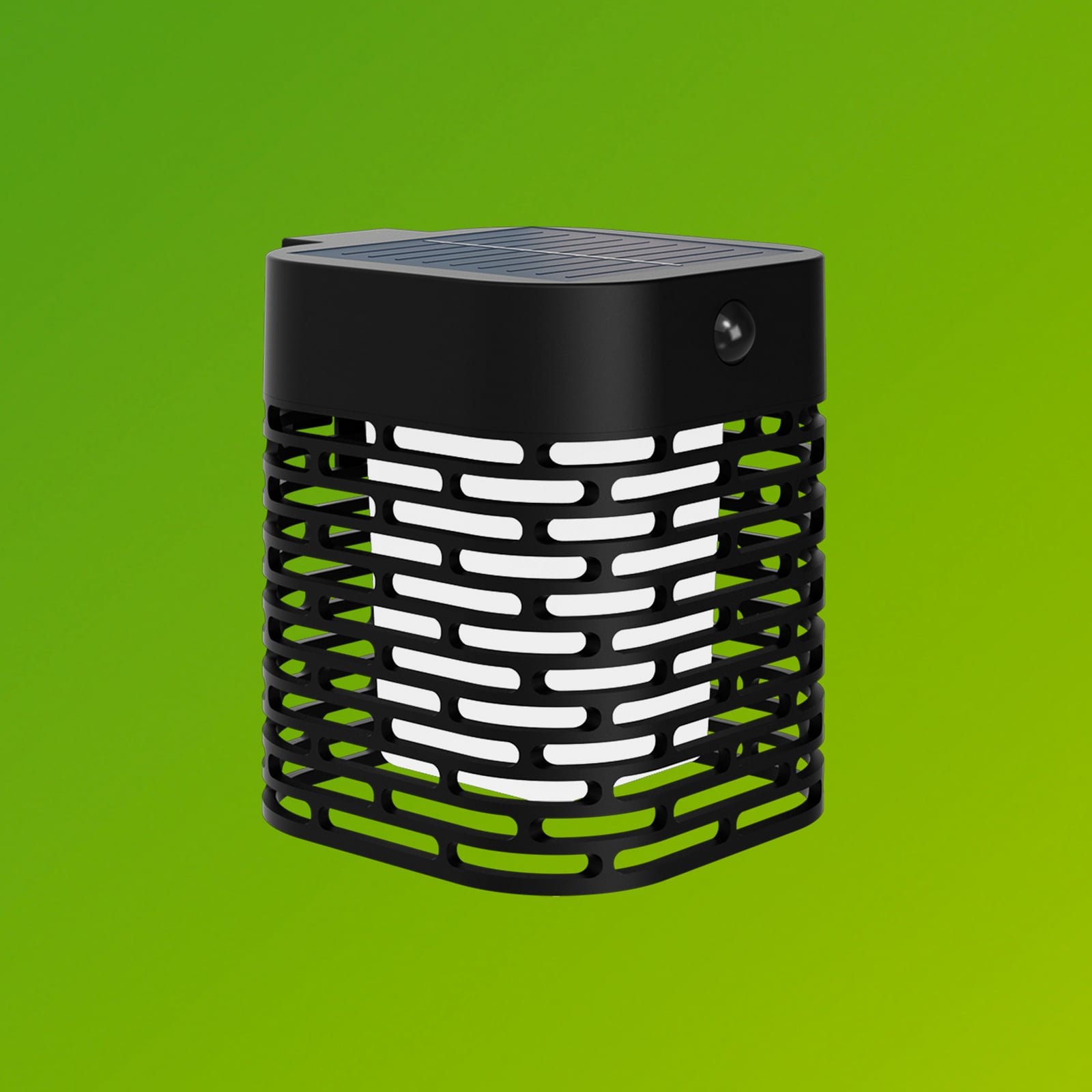 Philips LED-sončna stenska svetilka Hara, črna, s senzorjem, IP44 Philips LED-sončna stenska svetilka Hara, črna, s senzorjem, IP44