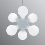 kdln Atomium hanglamp, wit, Ø 58 cm