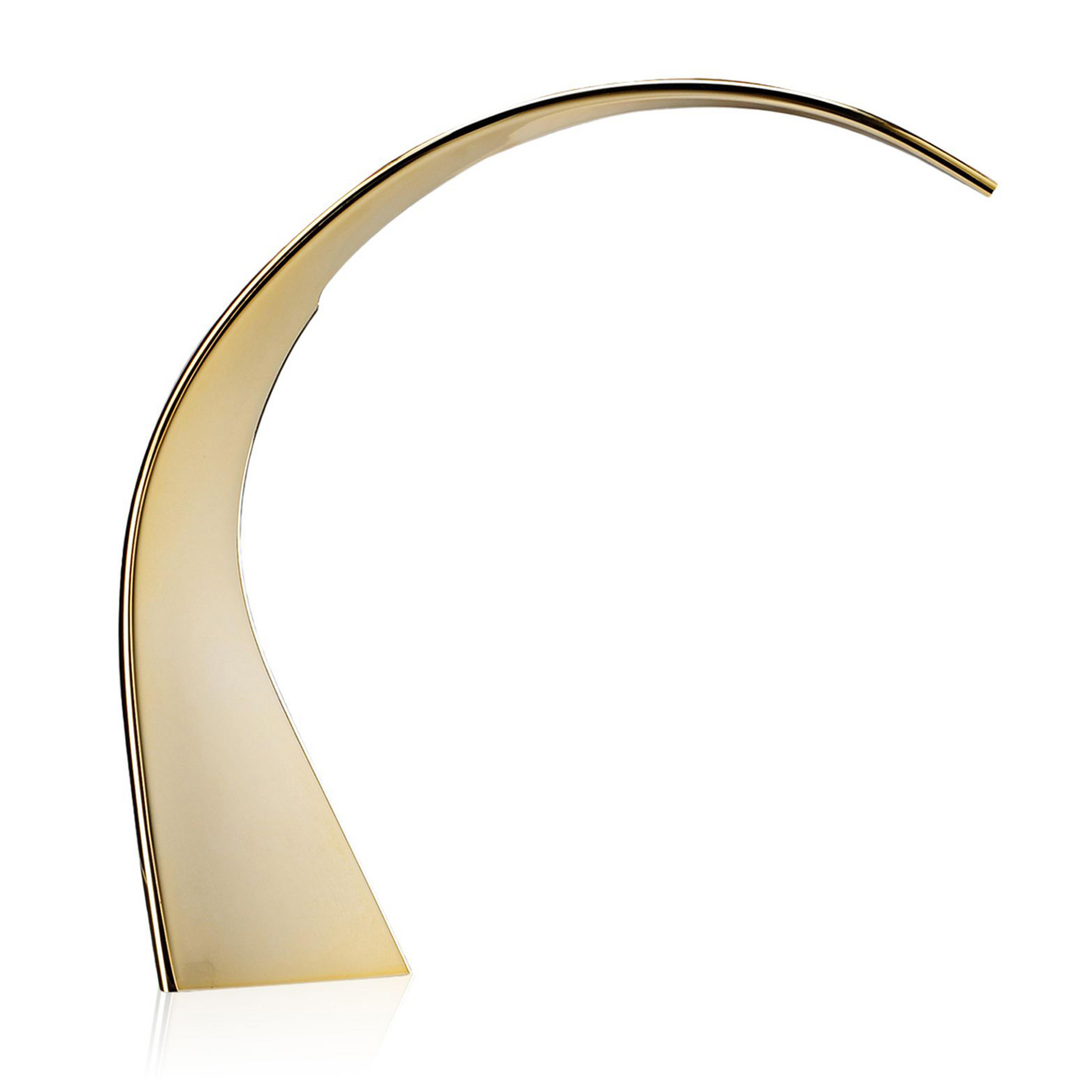 Kartell LED-Tischlampe Taj Mini, gold, 32 cm, Kunststoff