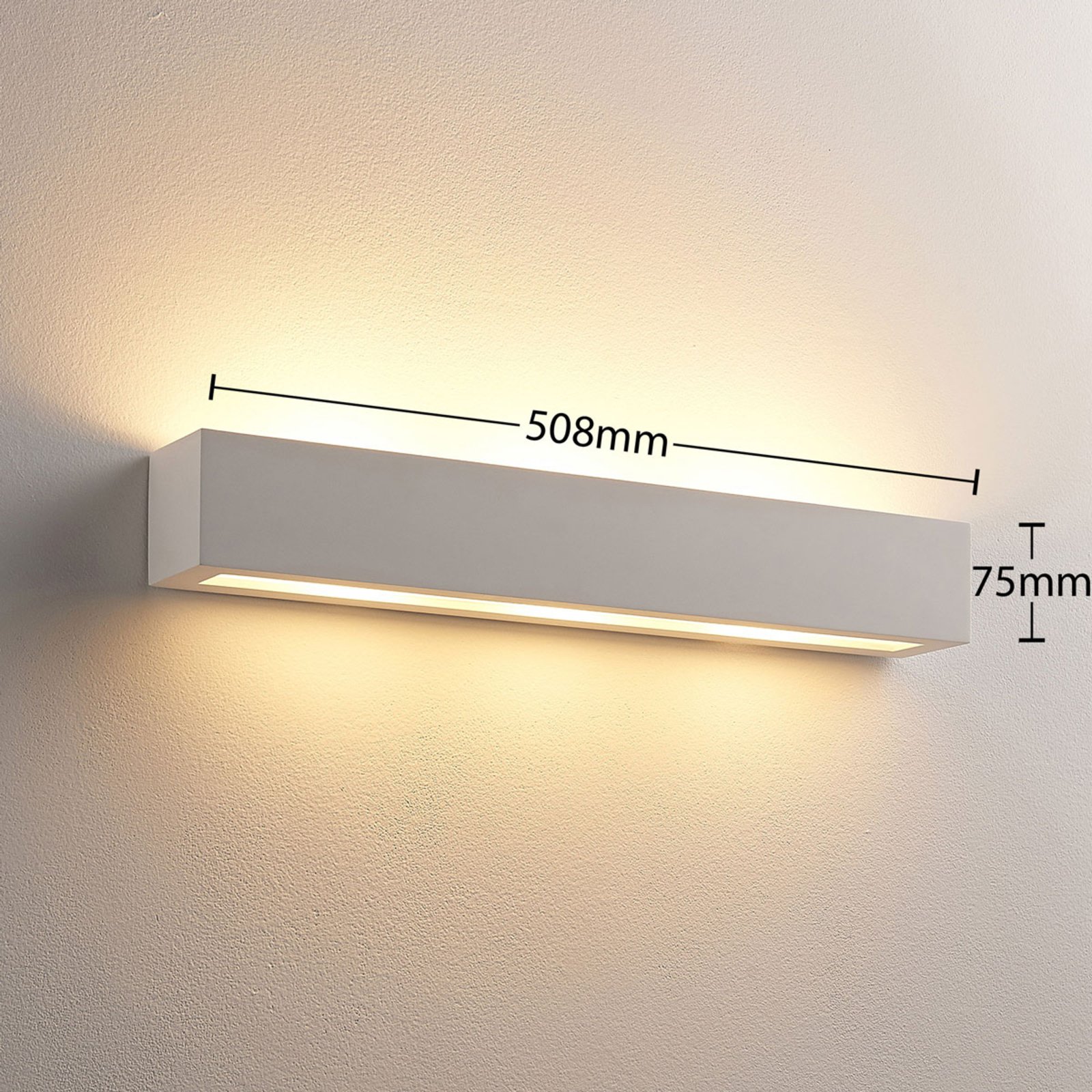 Tjada 50 Wall Lamp White - Lindby