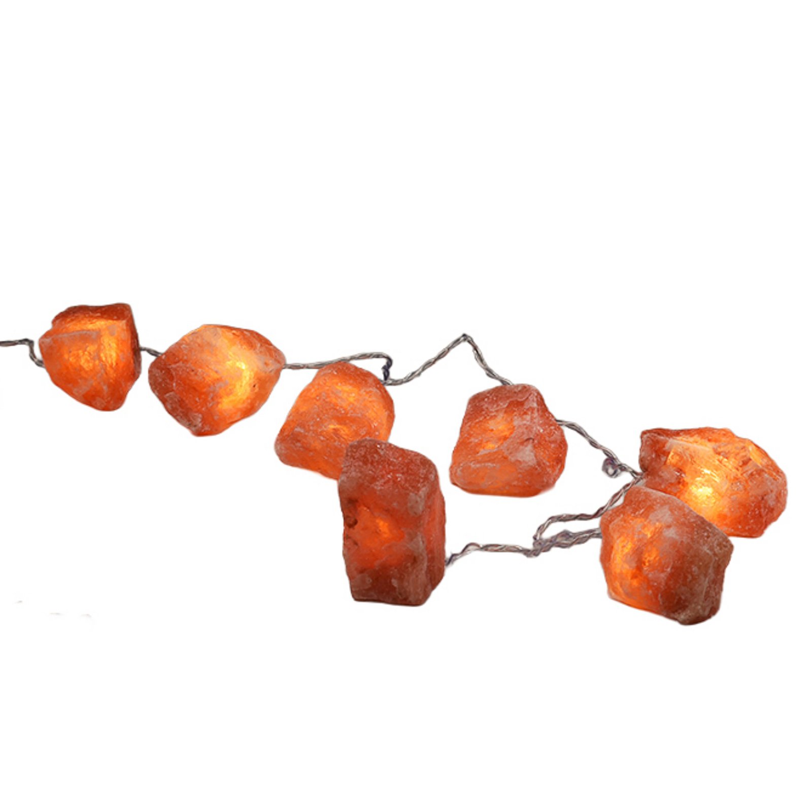 Guirlande lumineuse Cristaux lumineux Rock, cristaux de sel ambre Guirlande lumineuse Cristaux lumineux Rock, cristaux de sel ambre