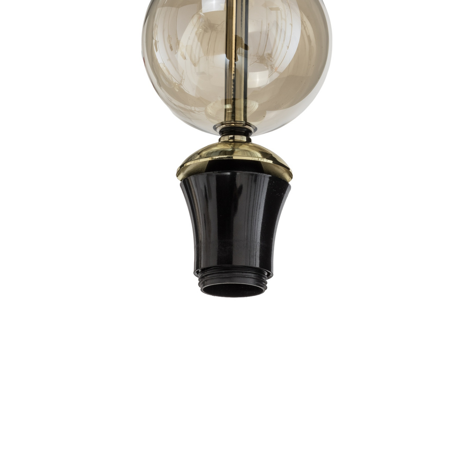 Sophia hanging light, 6-bulb, 65 cm, cognac/black, E14 Sophia hanging light, 6-bulb, 65 cm, cognac/black, E14