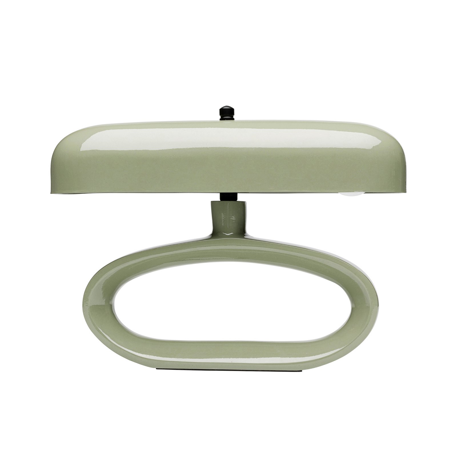 Kare namizna svetilka Suki, sivkasto zelena, kovina, 26 cm, E14 Kare namizna svetilka Suki, sivkasto zelena, kovina, 26 cm, E14