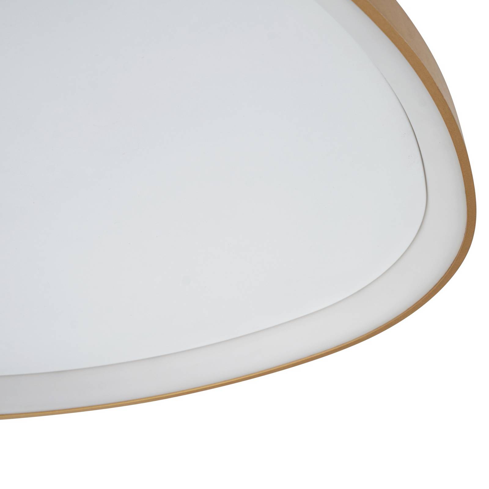 Lucande Lampy sufitowe LED Asken, 61 cm, złote, CCT, ściemniany