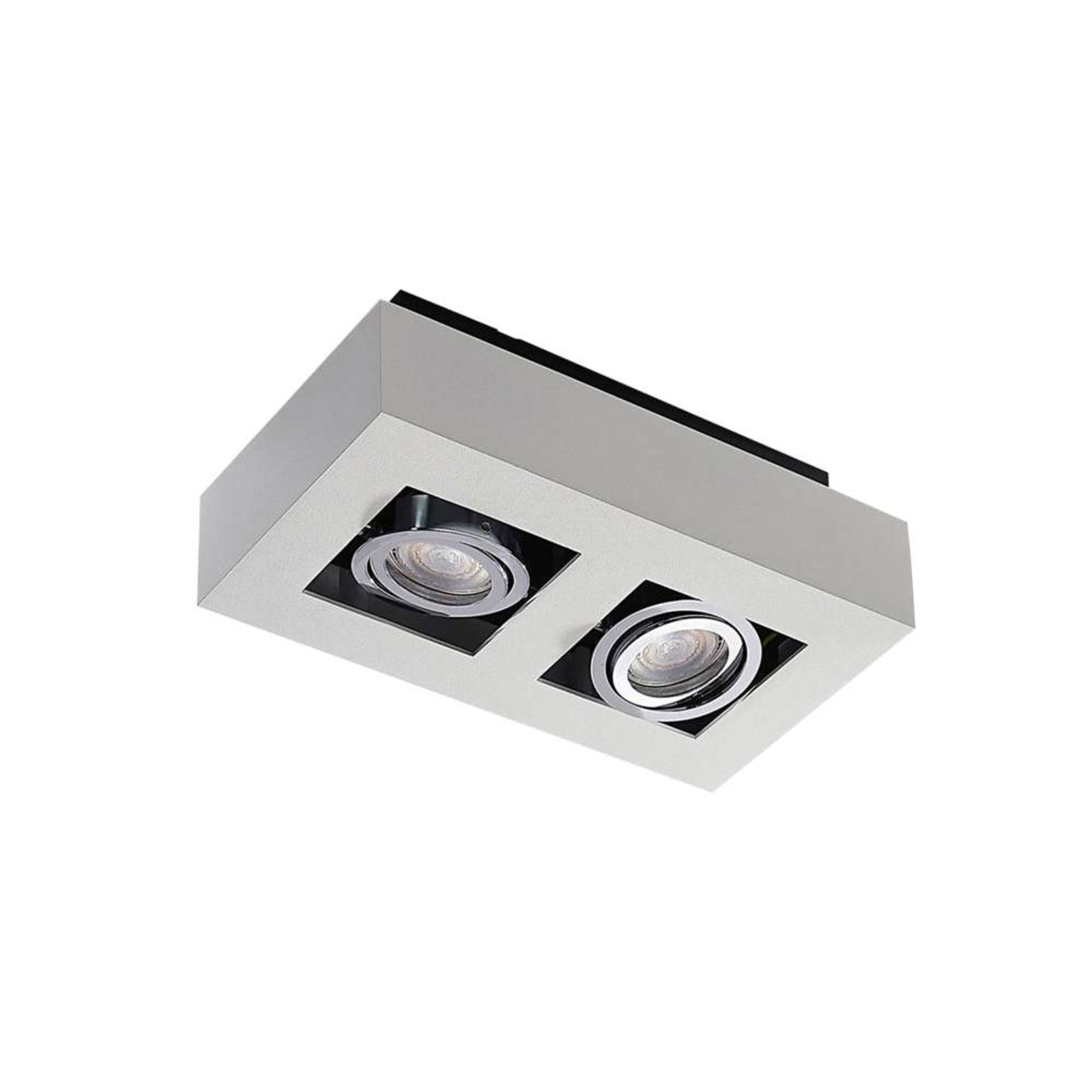 Vince 2 Ceiling Lamp White/Chrome - Arcchio