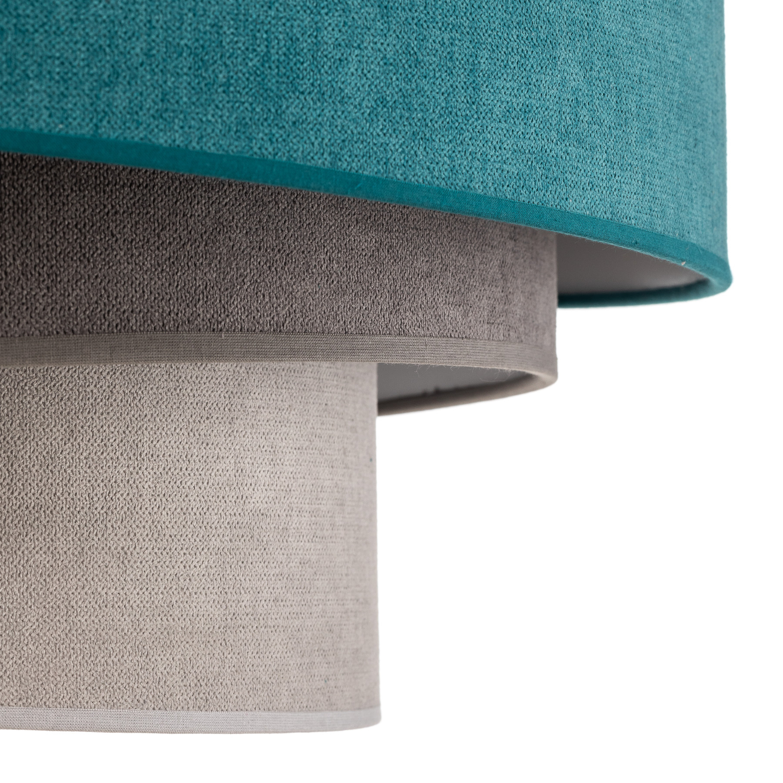 Pastell Trio 60cm ceiling lamp turquoise/grey/light grey