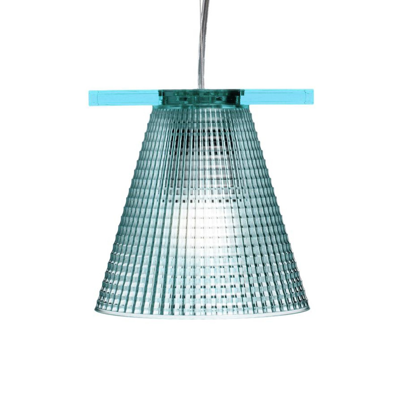 Kartell Light-Air żyrandol LED, niebieski