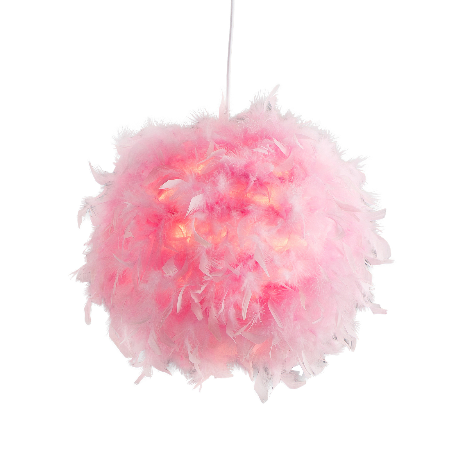 Ducky pendant light in pink, Ø 30 cm