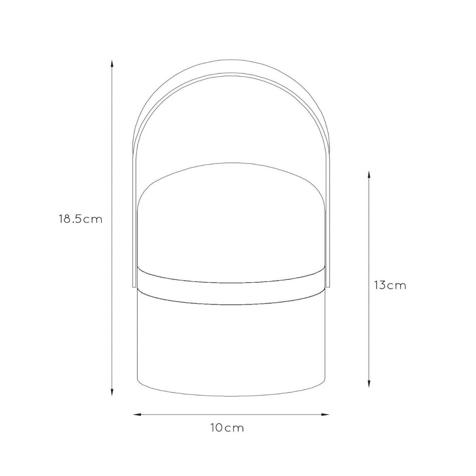 Luz decorativa LED Little Joe, verde