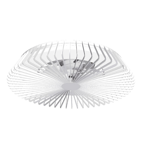 Deckenventilator Himalaya LED, App, Remote