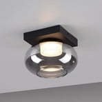 SCHÖNER WOHNEN plafoniera LED Sia, grigio fumo 3.000 K