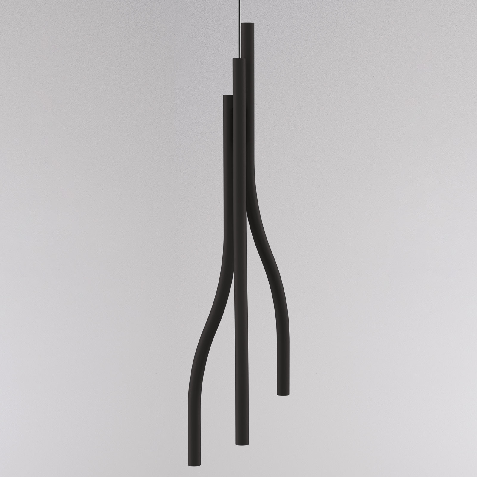 Algae L Hängelampe Ø 23 cm 2.700 K schwarz