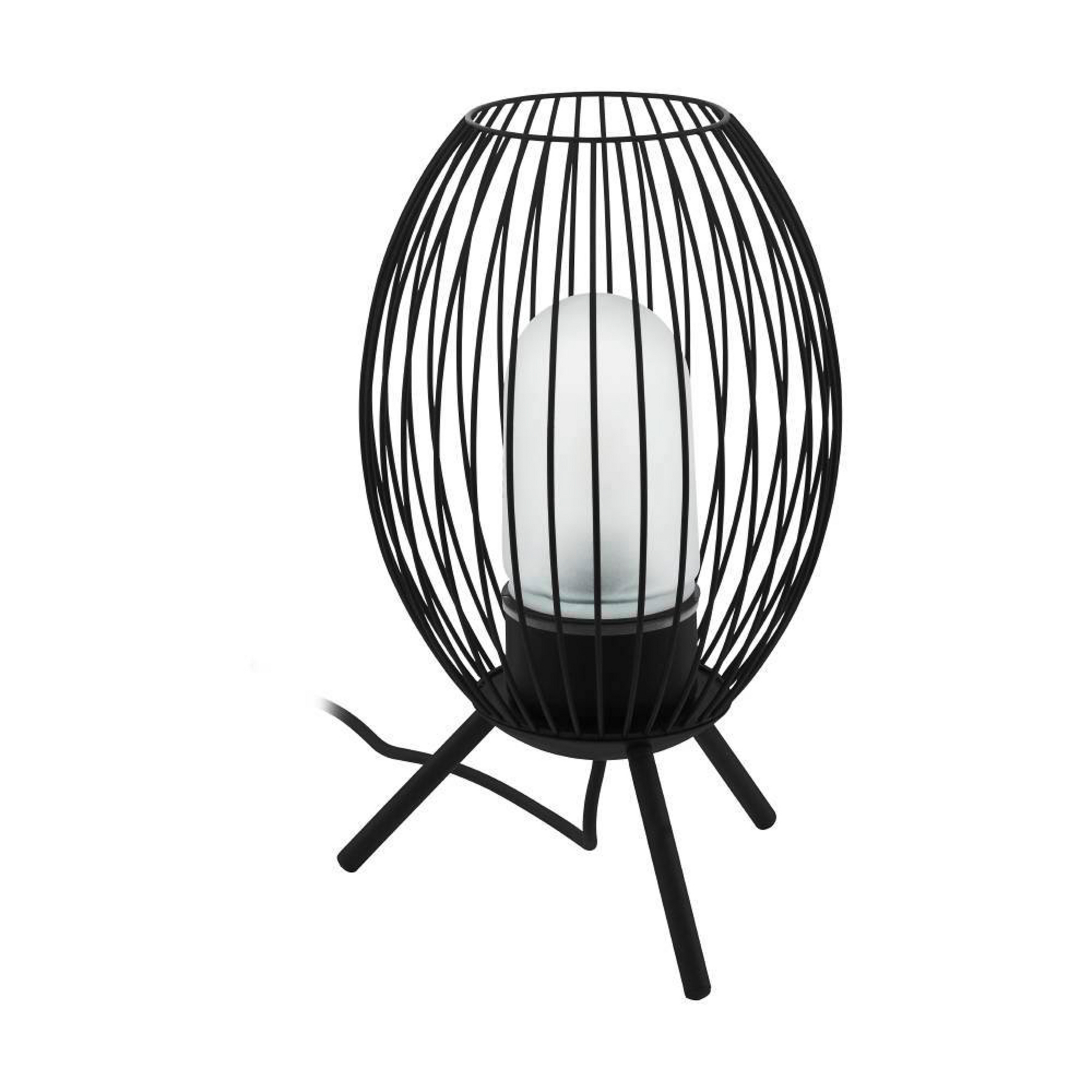 EGLO Fusignano zewnętrzna lampa stołowa, czarna