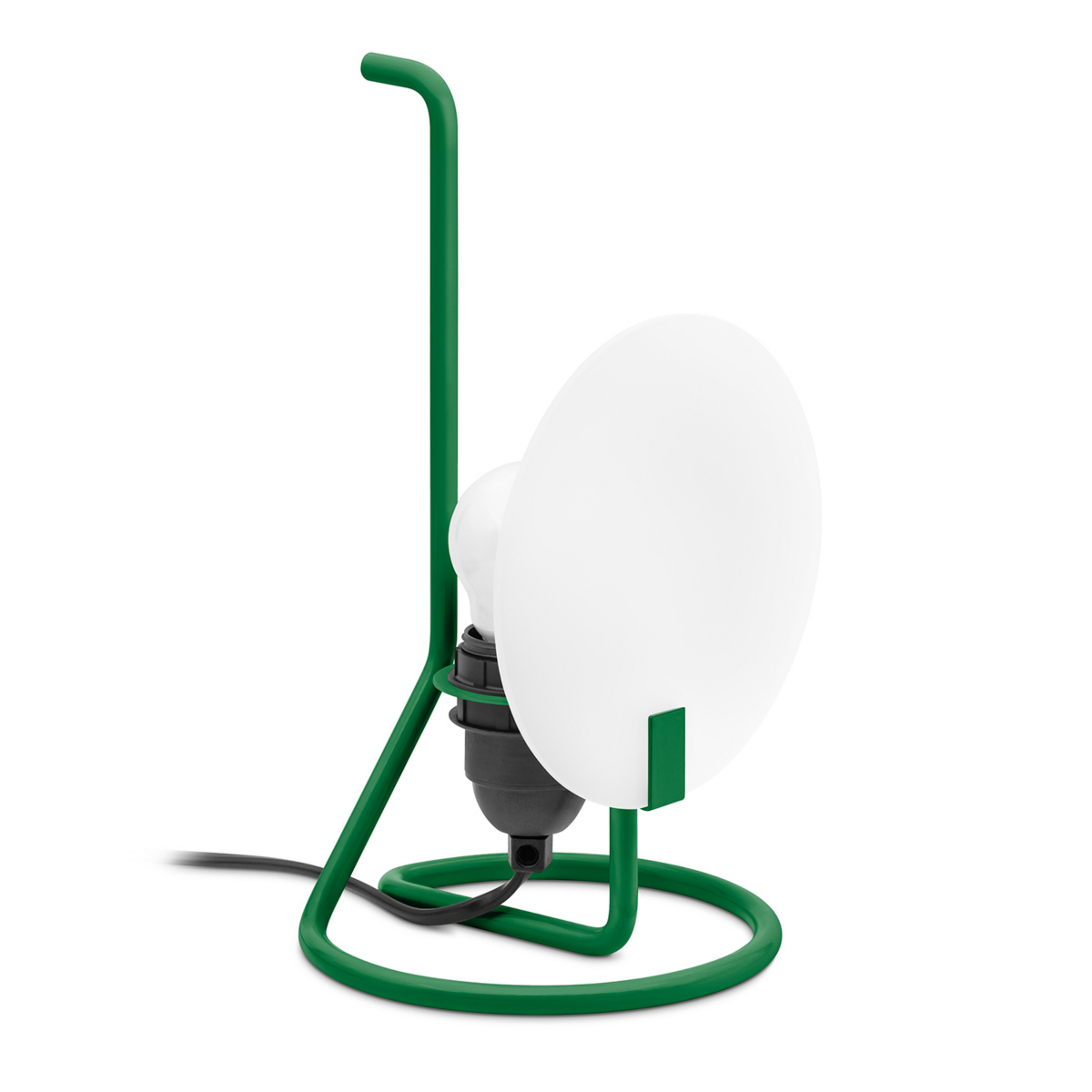 Lampe de table LED Bugia, verte, hauteur 26,3 cm - Stilnovo