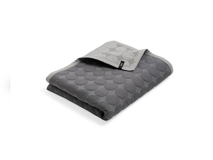 HAY - Mega Dot (Organic) Sengetæppe 260x260 Dark Grey