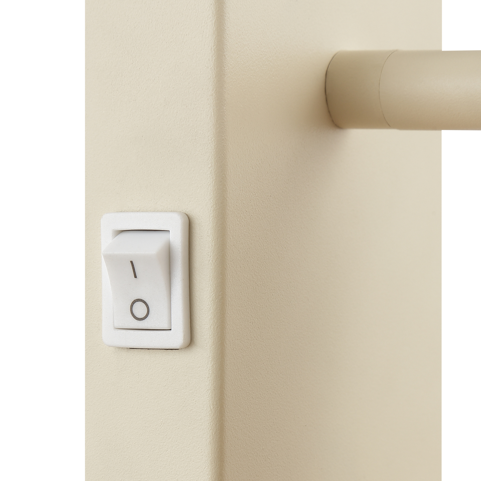 Wandleuchte Arlo, beige/holzfarben, Textil, Höhe 21 cm, E27 Wandleuchte Arlo, beige/holzfarben, Textil, Höhe 21 cm, E27