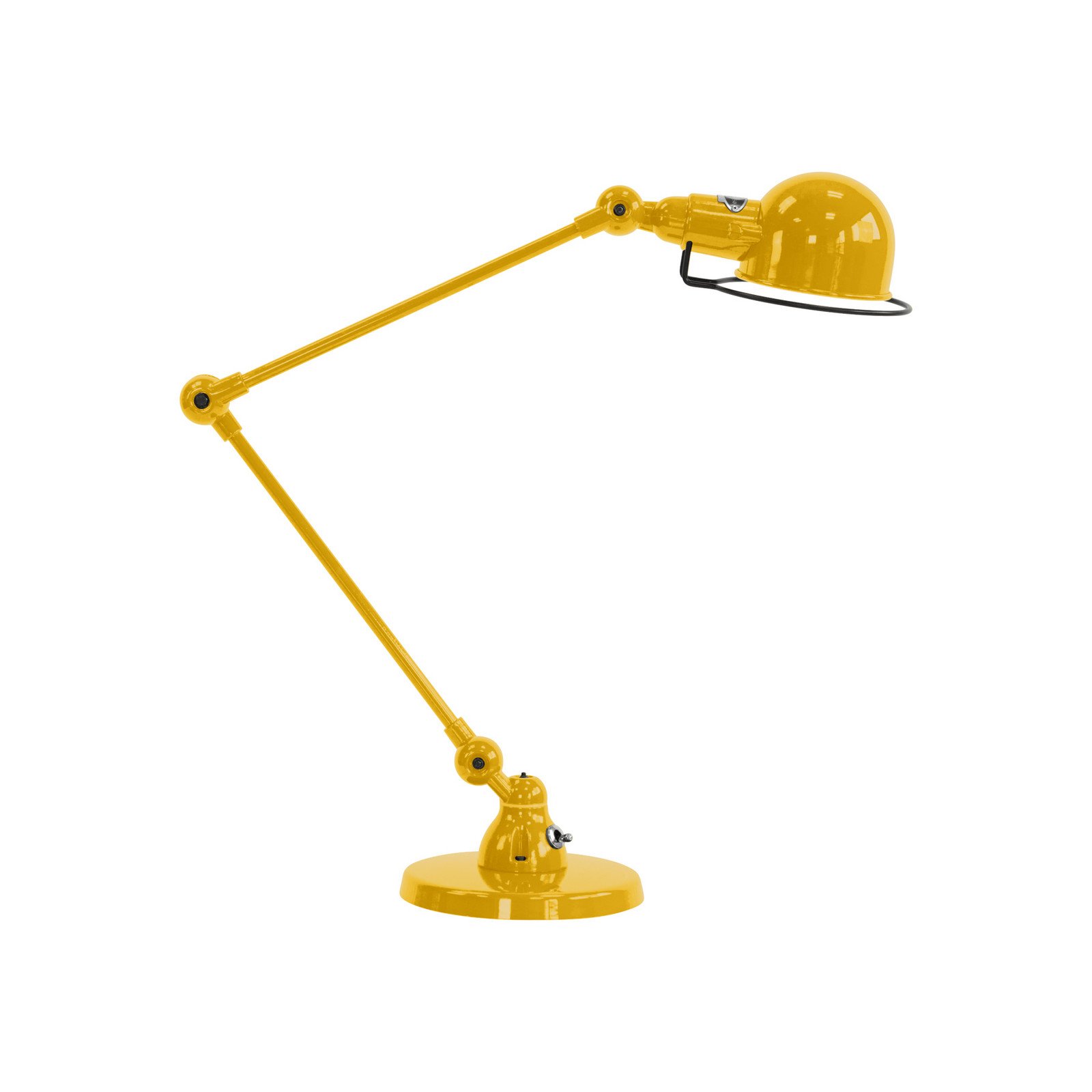 Jieldé Signal SI333 lampă de masă cu bază galben muștar - Camera de zi / sufragerie - Design industrial - Metal