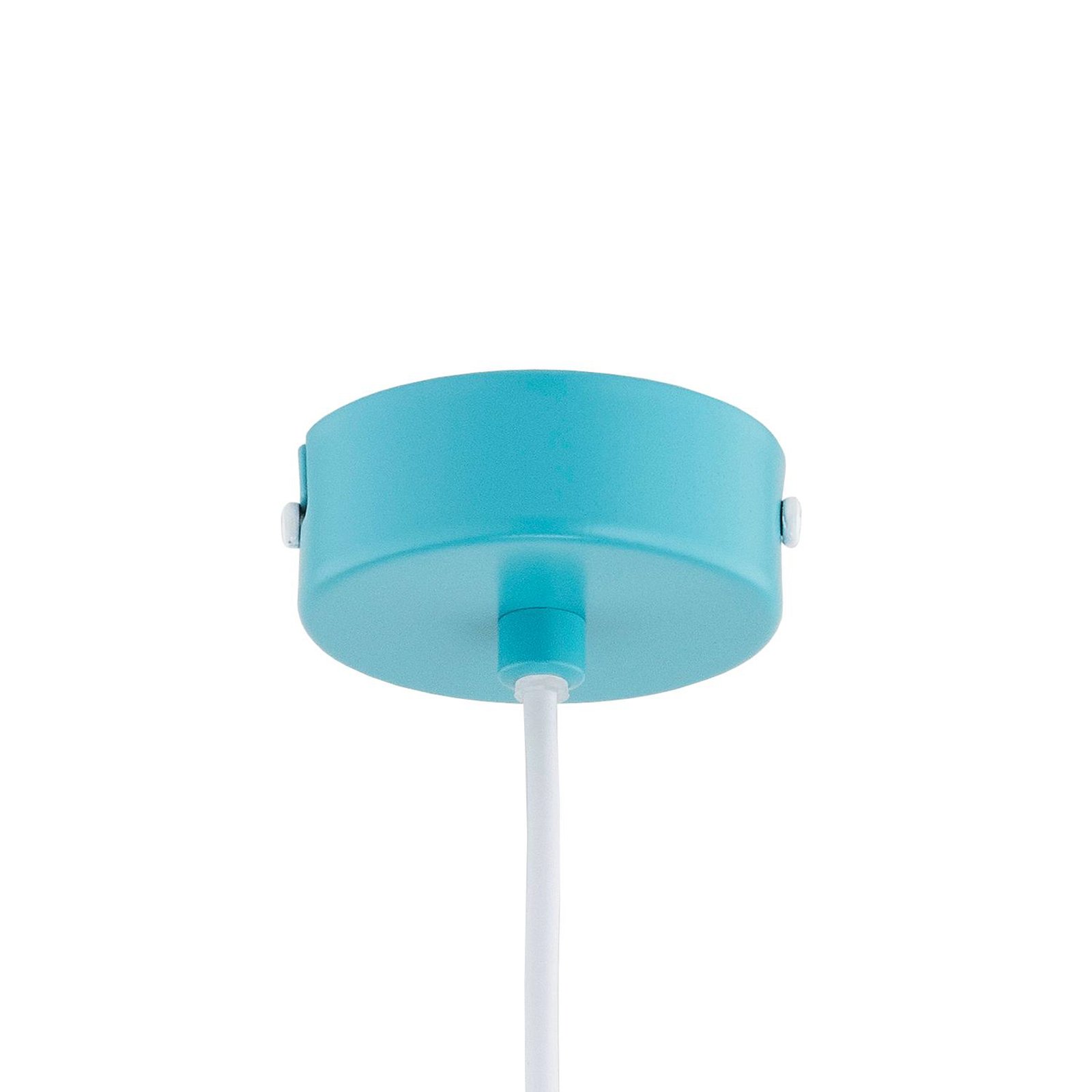 Solo Gem hanglamp, lichtblauw, Ø 23 cm, metaal