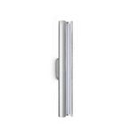 IDEAL LUX LED-vegglampe Dorica i stålfarge, høyde 30 cm, metall