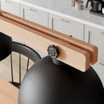 Envostar Stort sospensione 3 luci con legno natur