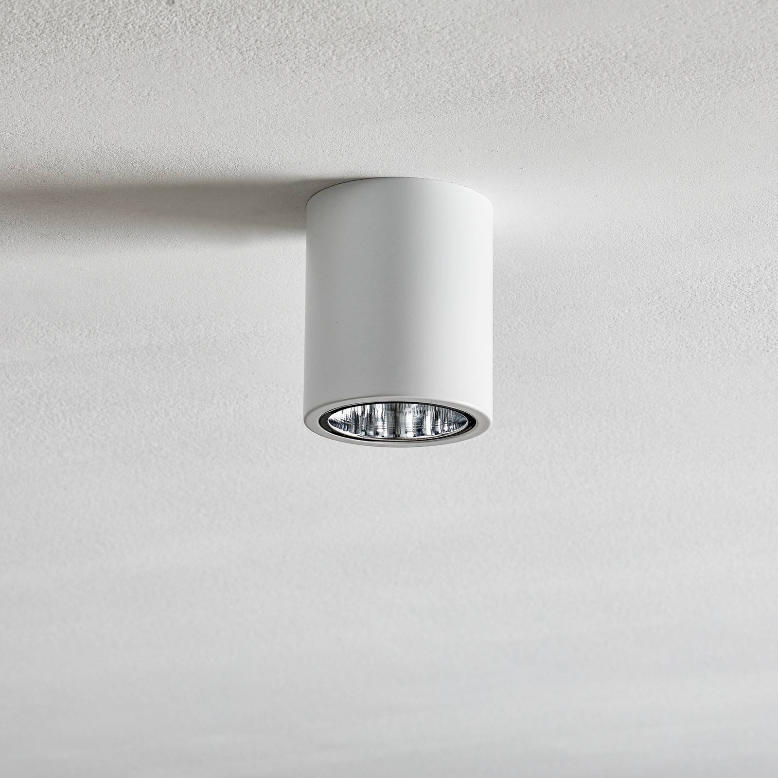luminex spot pour plafond downlight round en blanc, ø 11 cm