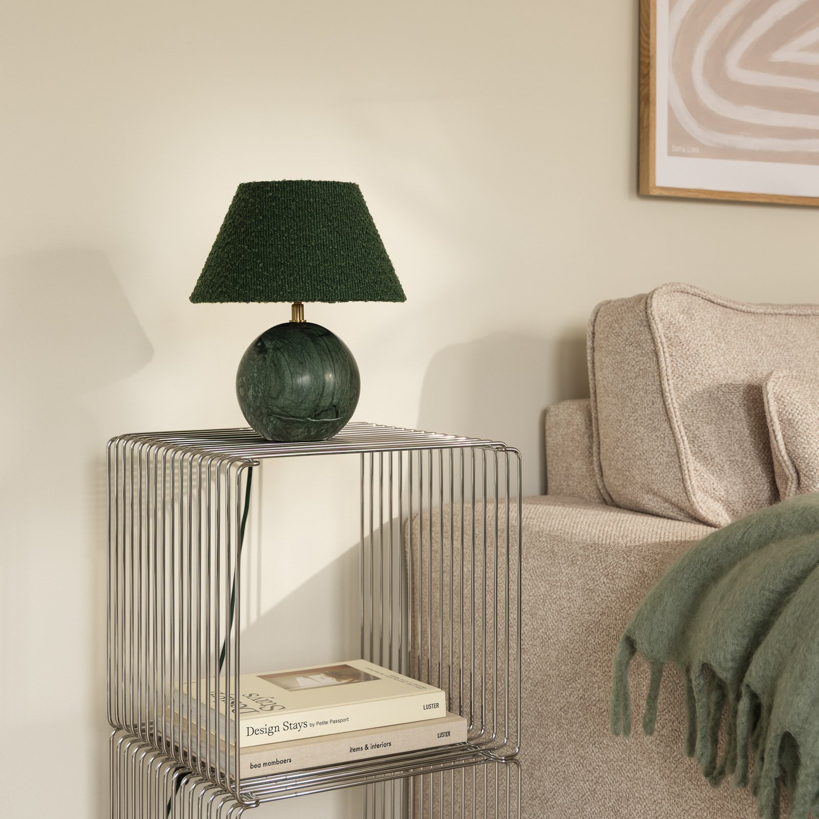 Castello 24 Tischleuchte dunkelgrün Marmor - Globen Lighting Castello 24 Tischleuchte dunkelgrün Marmor - Globen Lighting