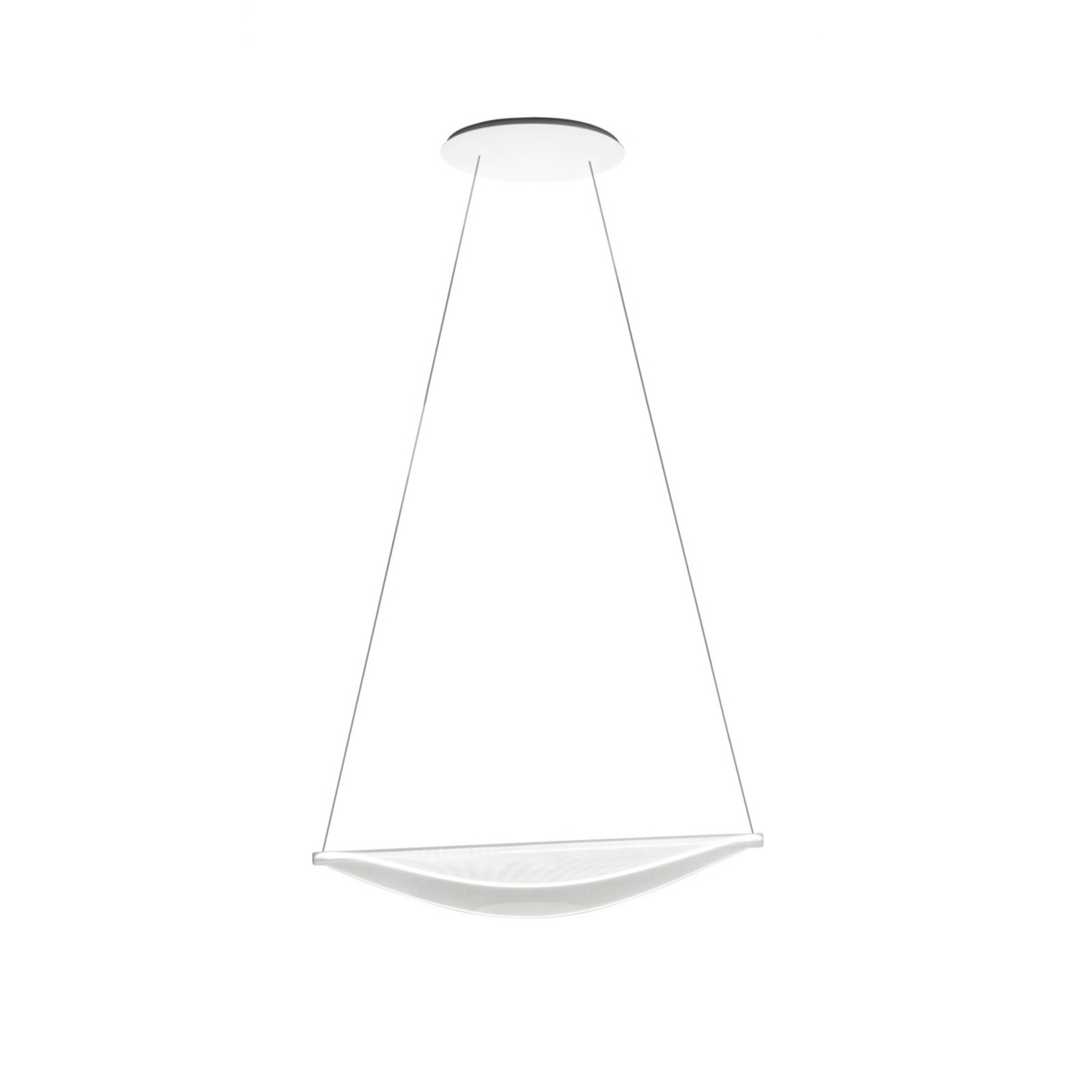 Stilnovo Diphy LED-riippuvalaisin, 1-valo, vaihe, 54 cm