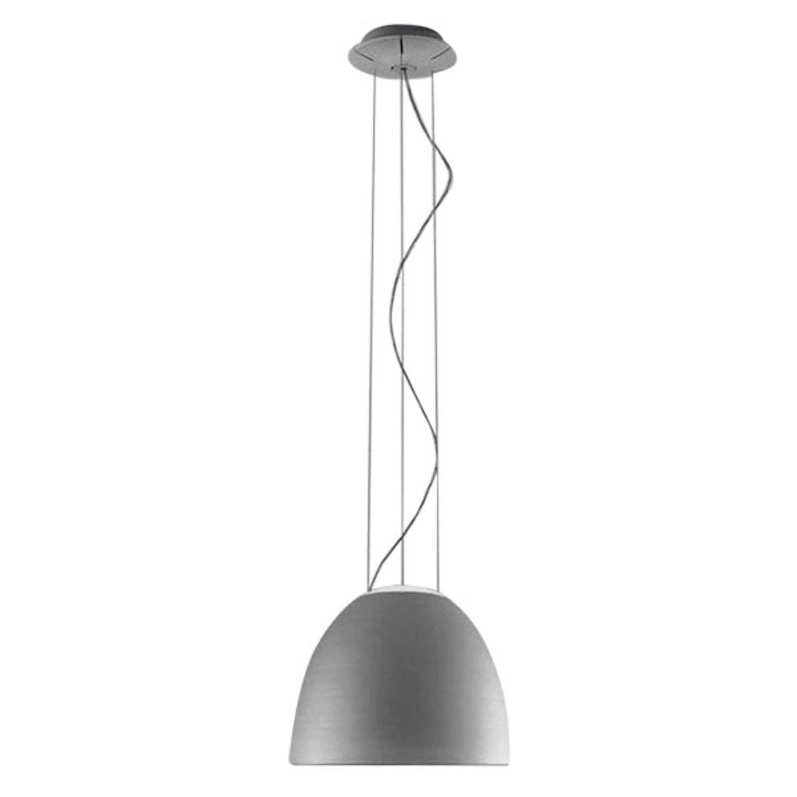 Artemide Nur Mini LED-hængelampe, aluminium