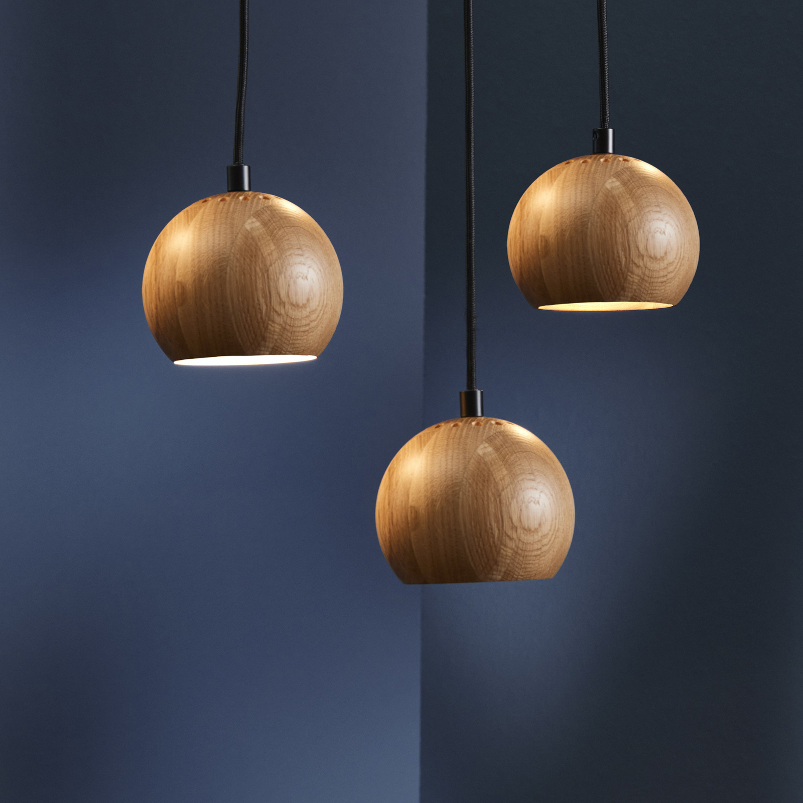 Ball Lámpara Colgante Ø12 Oak - Frandsen
