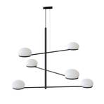 LED-C4 Coco Chandelier függő lámpa, fekete/fehér
