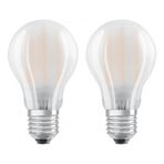 OSRAM LED-lampa E27 4 W, varmvit i 2-pack