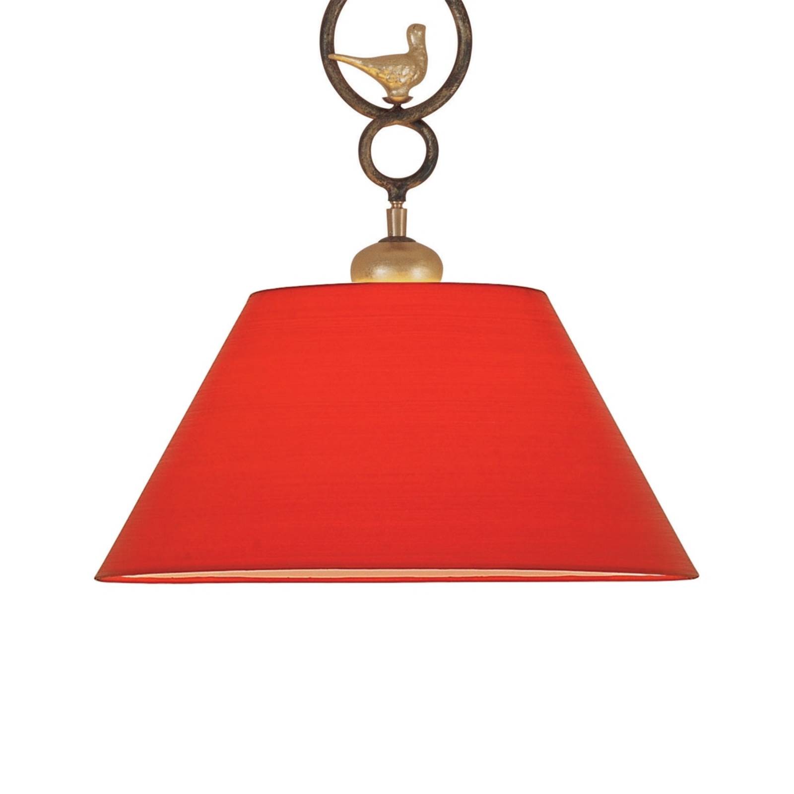 PROVENCE CHALET decorative hanging light in red