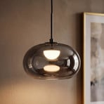 Lampă suspendată LED OSRAM Decor Satellite, gri, Ø 20 cm, 1 bec, CCT