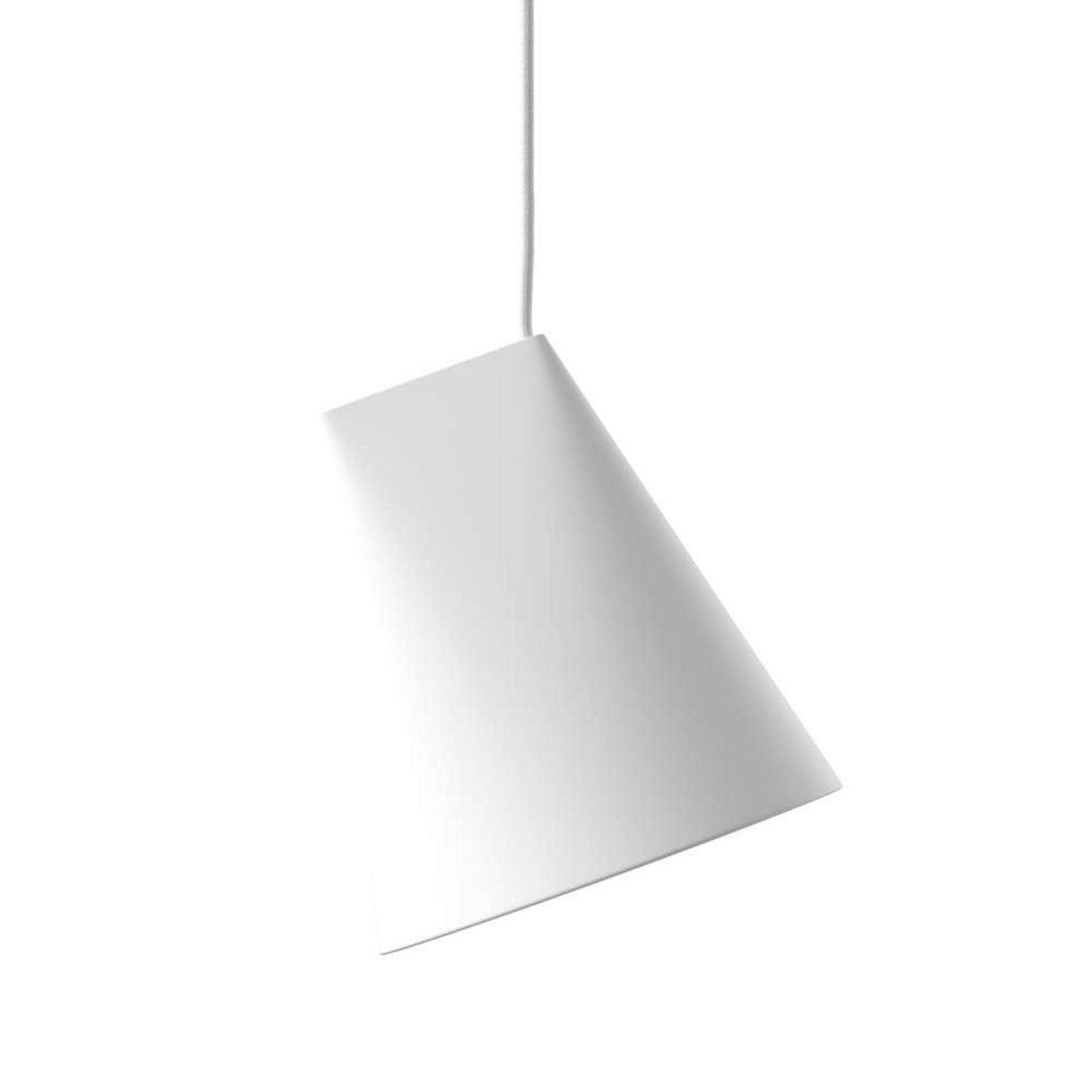 Ceramic Wide Pendant White - Moebe