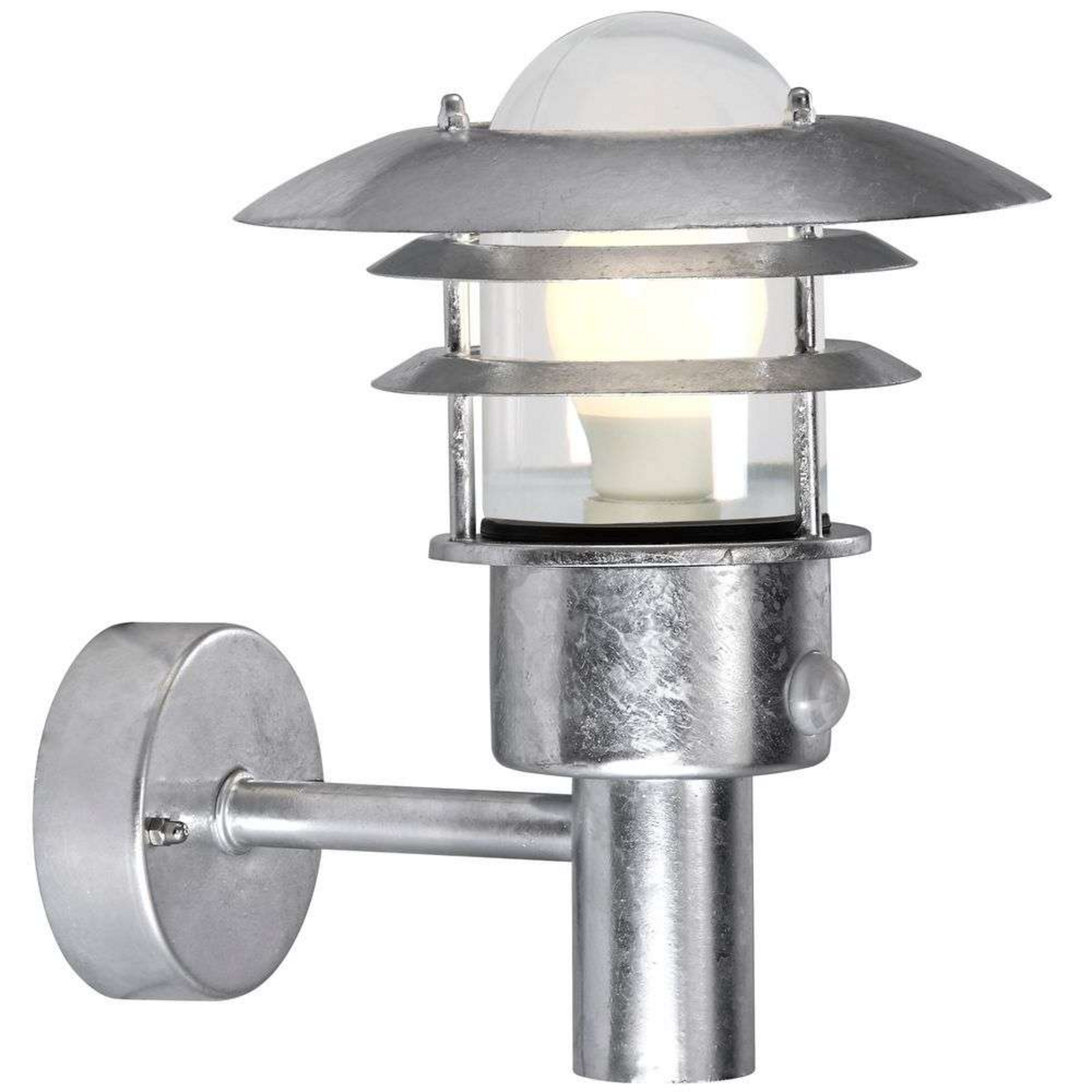 Lønstrup 22 Lampe de Jardin w/Sensor Galvanised - Nordlux