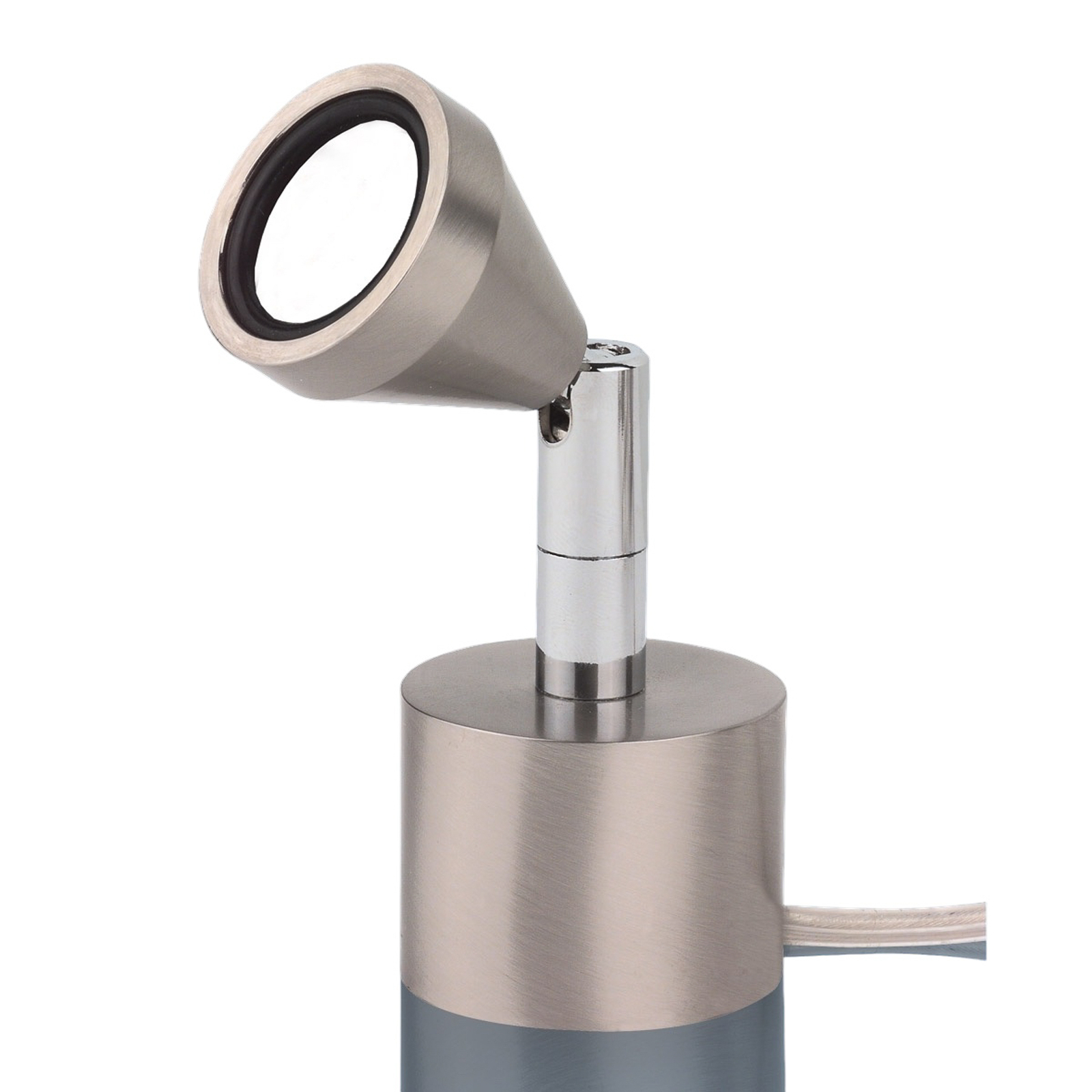 Lampe de table LED Mini, orientable, nickel, 5.000K