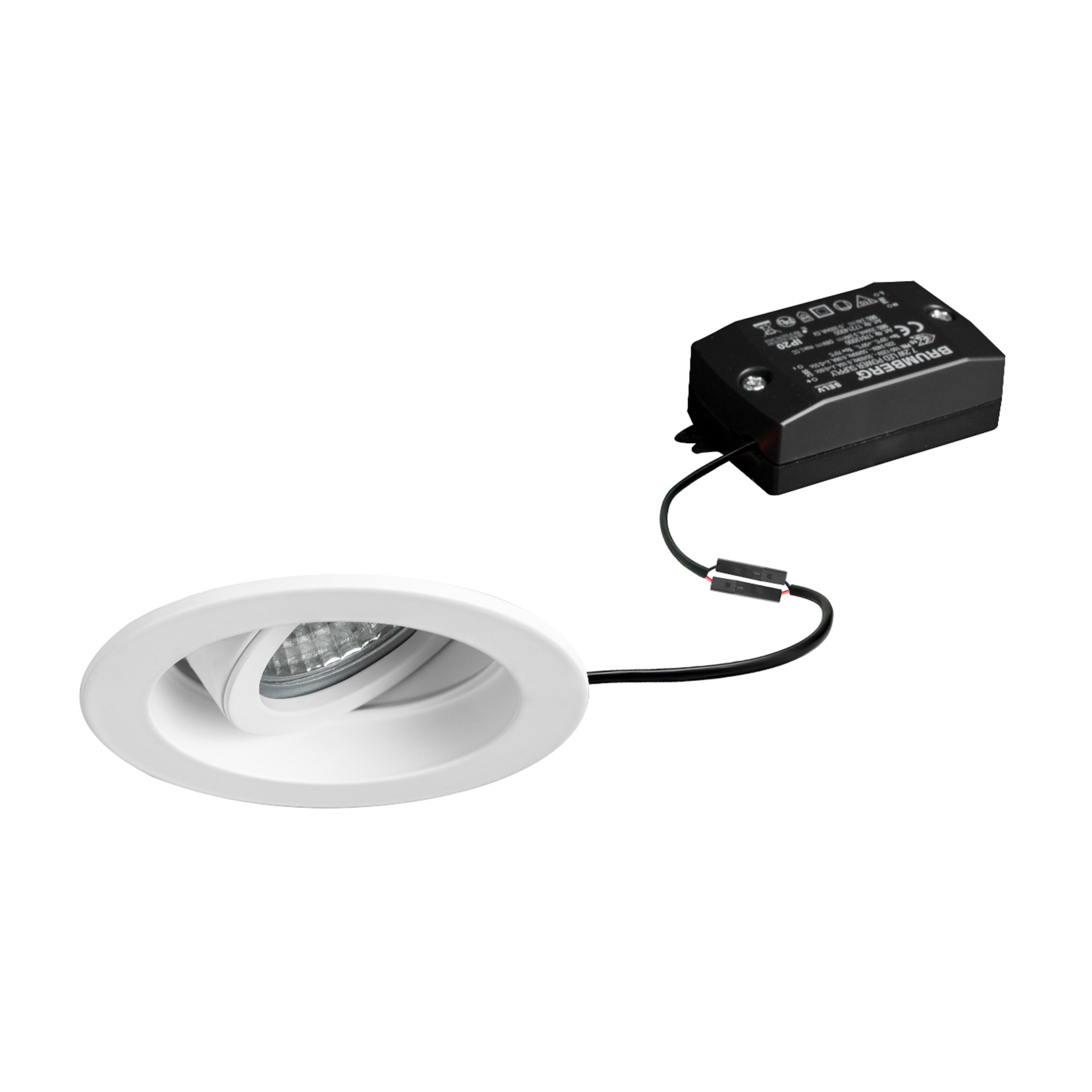 BRUMBERG Tirrel hluboké LED vestavné bodové svítidlo, zapnuto/vypnuto,