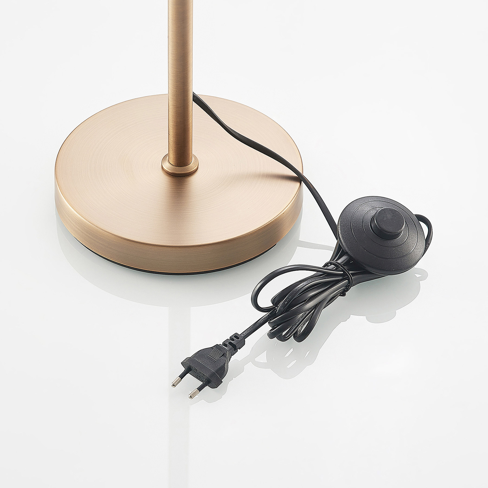 Lindby Kaylou lámpara de pie LED, ajustable bronce