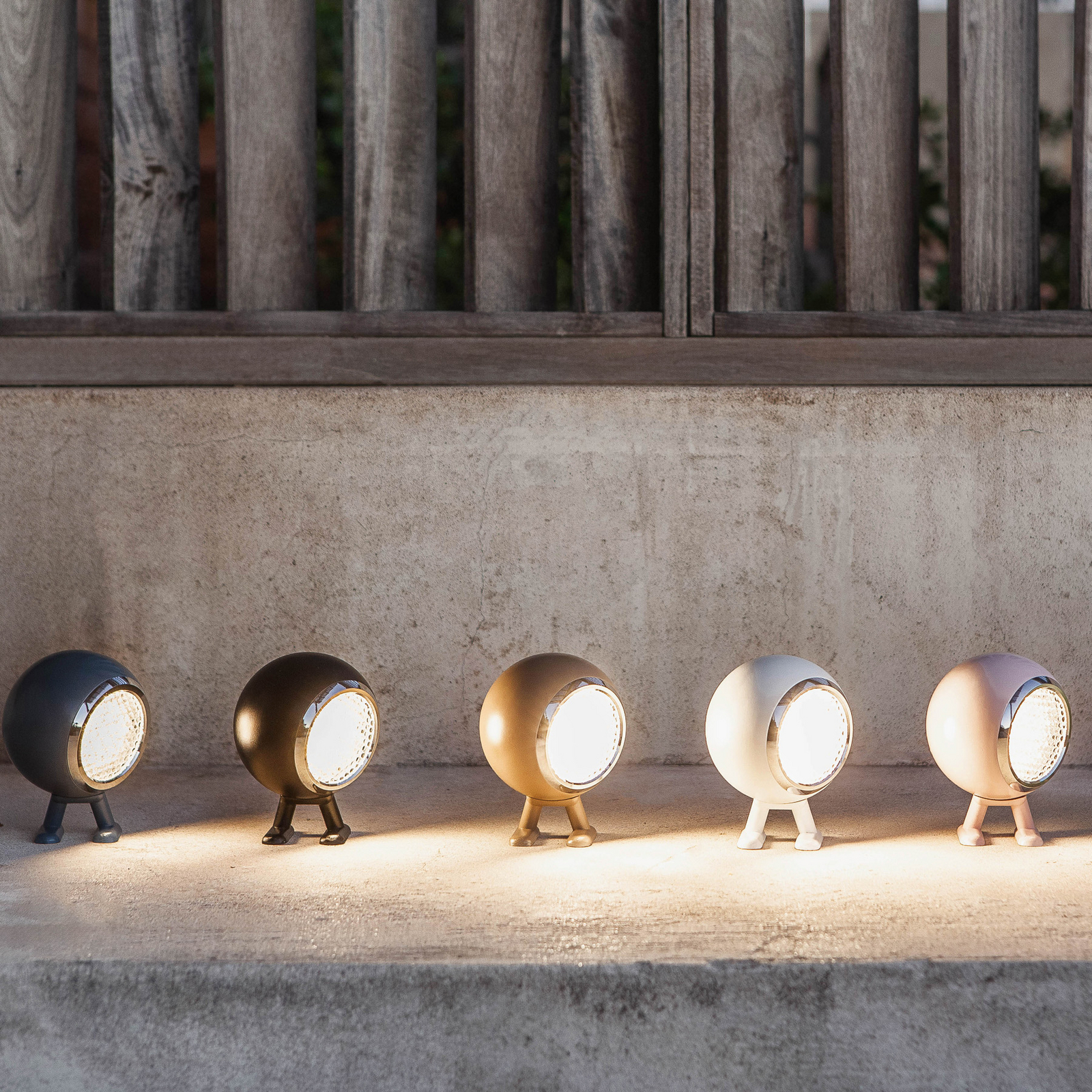 Norbitt 3.0 LED rechargeable desk lamp, brown, CCT - MR. WATTSON