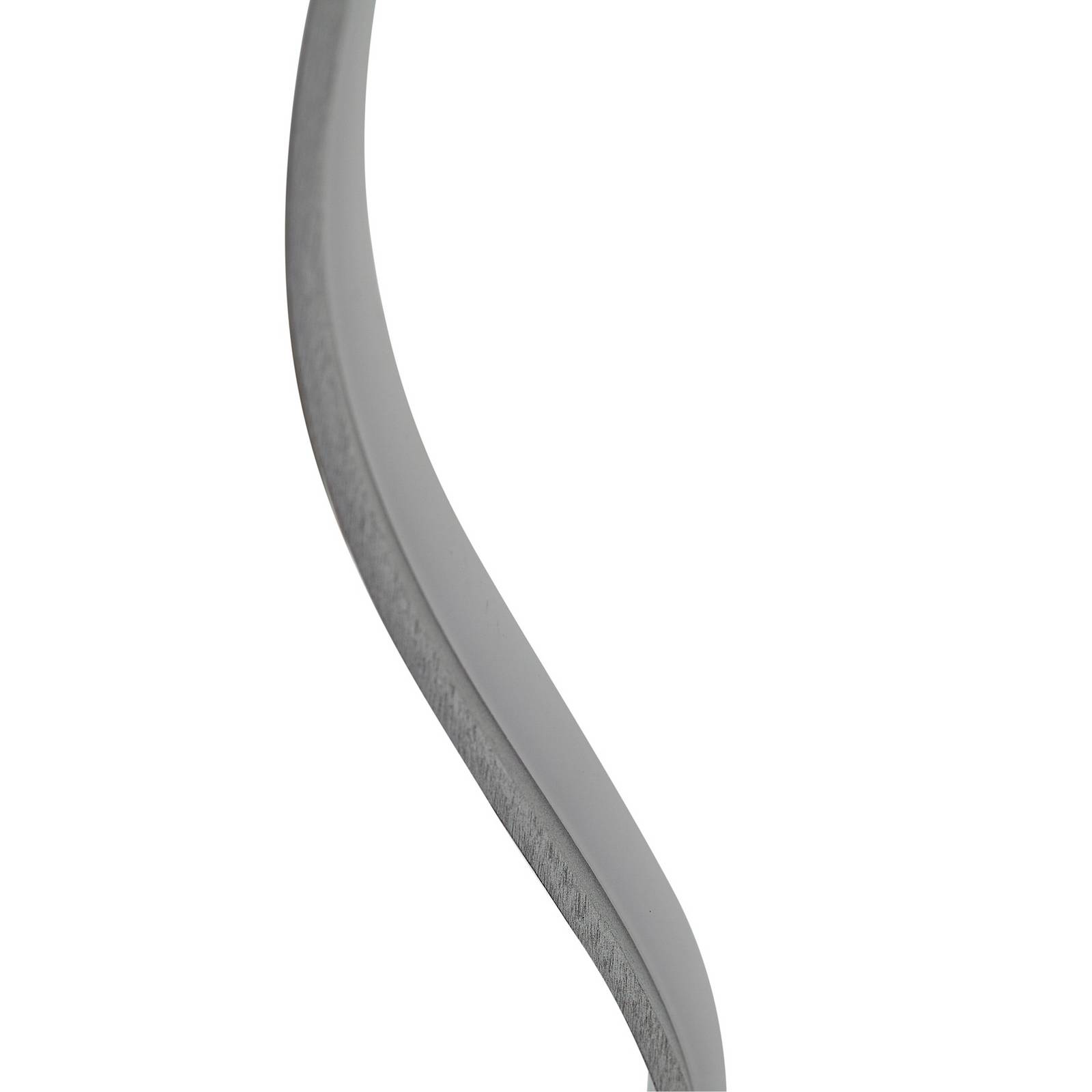 Kinkiet LED Lindby Alvon, srebrny, wysokość 50 cm, metal
