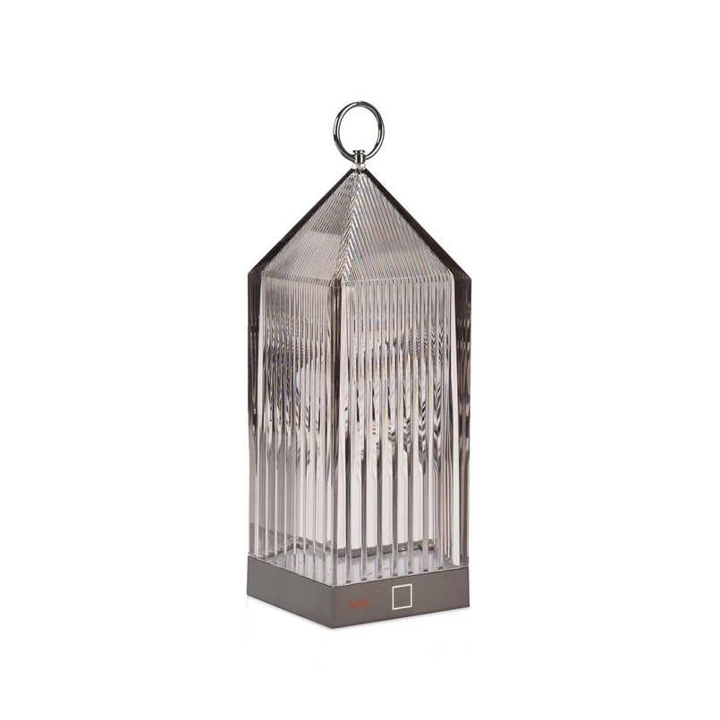 Kartell - Lantern Portable Tischleuchte V2 Smoke