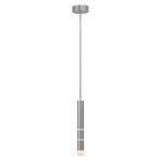 Vega LED-Hängeleuchte, ein Zylinder, alu - PURE