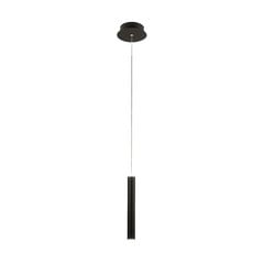 LED rippvalgusti Prado, 1-valgusti, must, timmitav