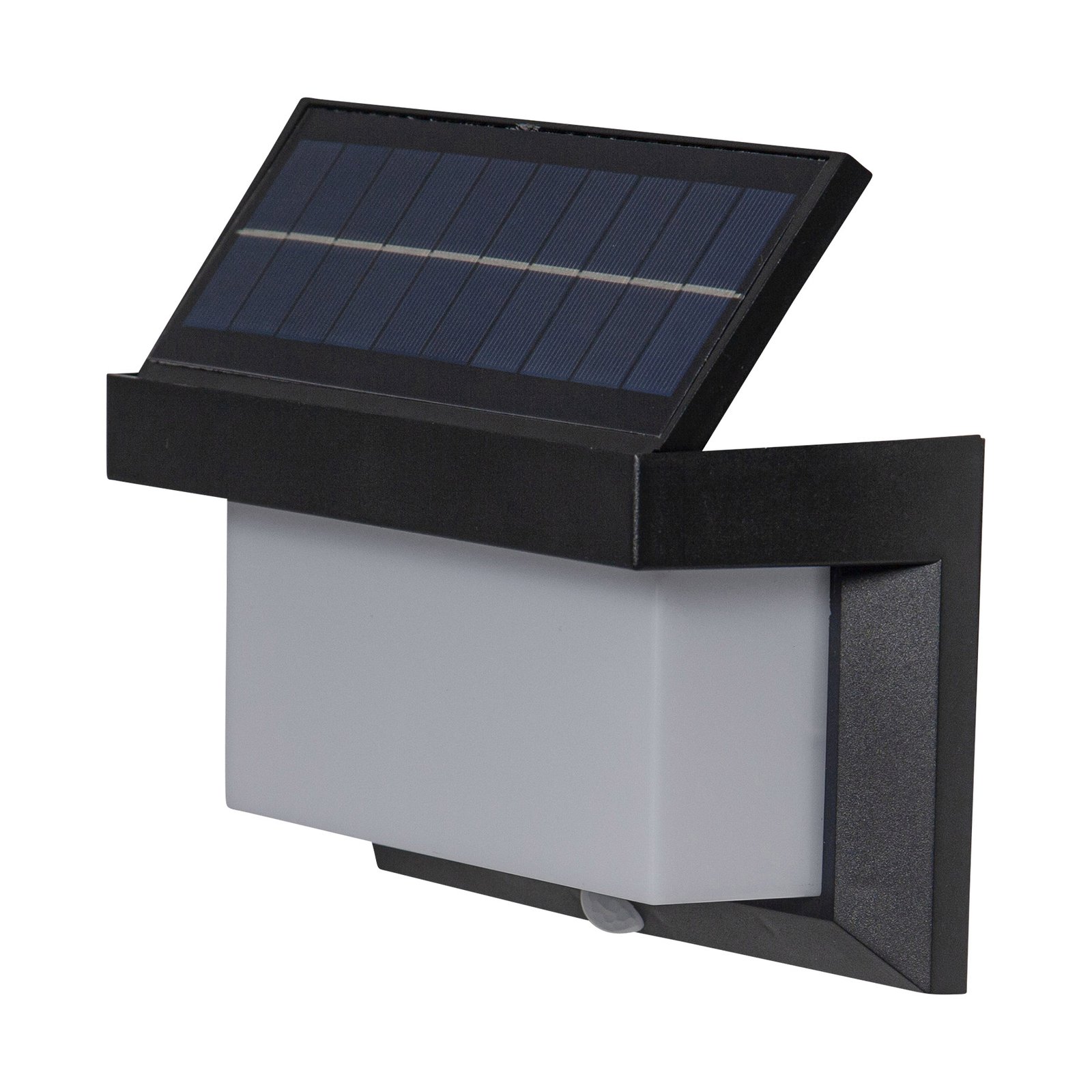 Solárne nástenné svietidlo Valla LED so senzorom pohybu