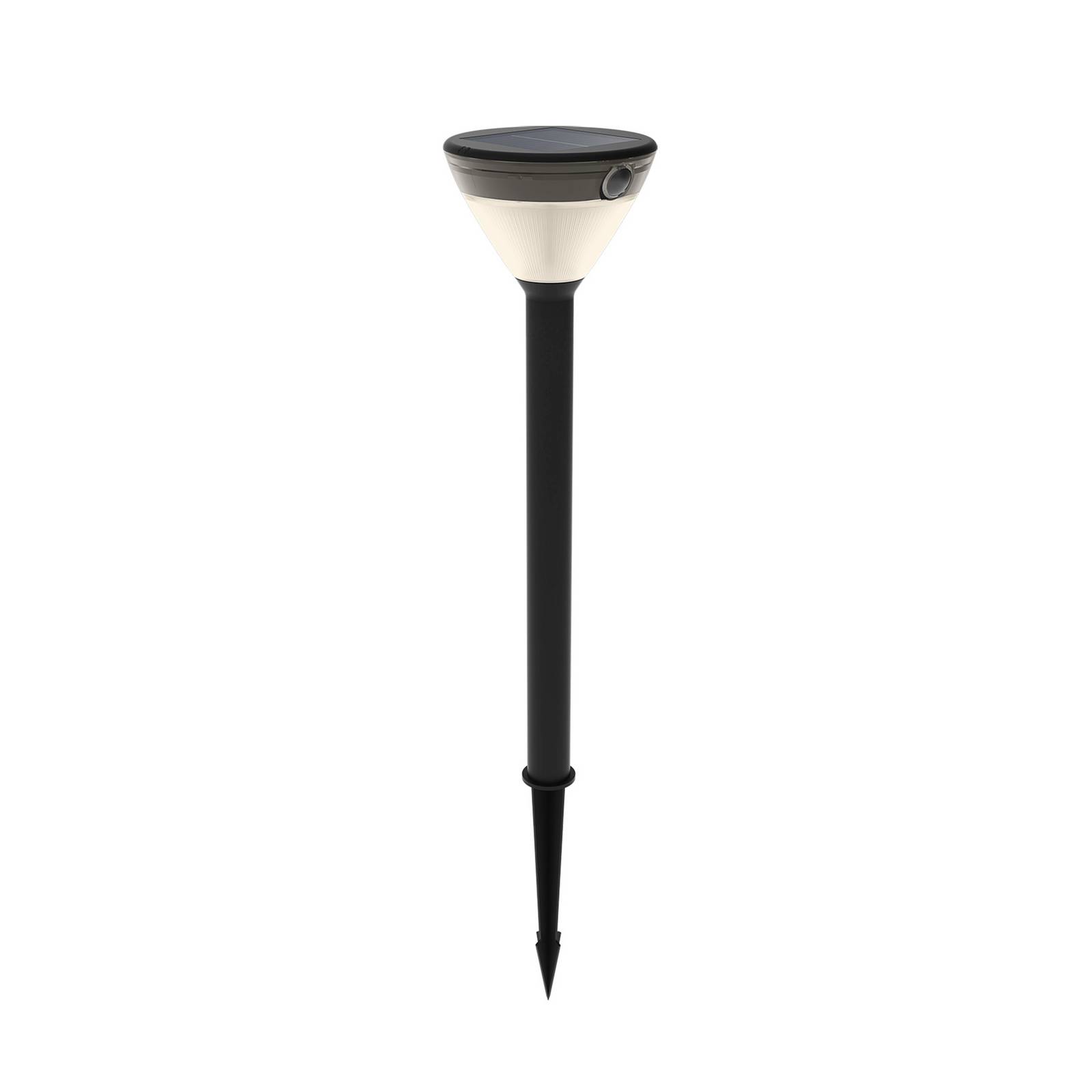 Philips LED-Solarwegeleuchte Kyna, schwarz, Sensor, IP44