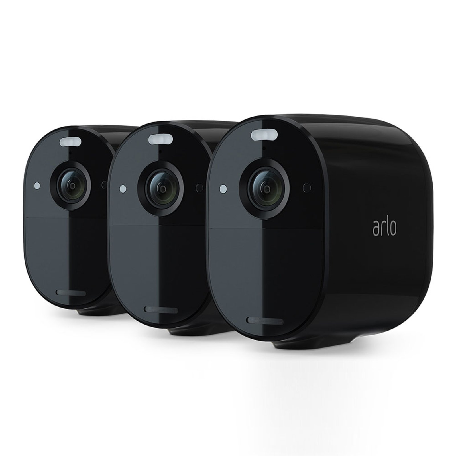 Arlo Essential set de 3 caméras noires